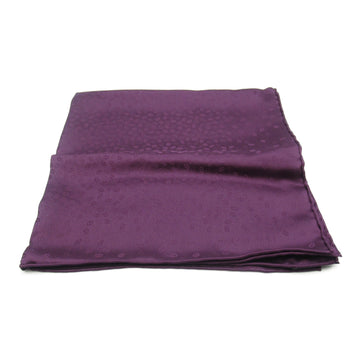 HERMES Pocket chief Purple silk