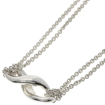 TIFFANY Figure Eight Necklace Silver Women's &Co.