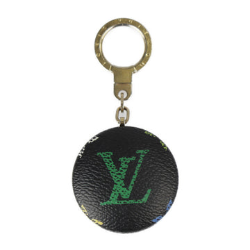 LOUIS VUITTON Astro pill key holder M51912 monogram multicolor black gold metal fittings ring with light bag charm