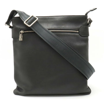 LOUIS VUITTON Taiga Sasha Shoulder Bag Leather Ardoise Black M32712