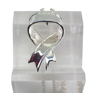 TIFFANY 925 ribbon necklace pendant