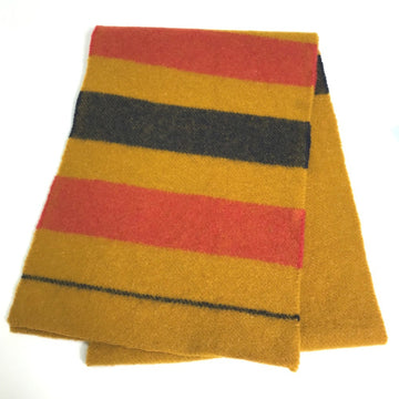 HERMES Rocaval Stole Muffler Wool Unisex Multicolor
