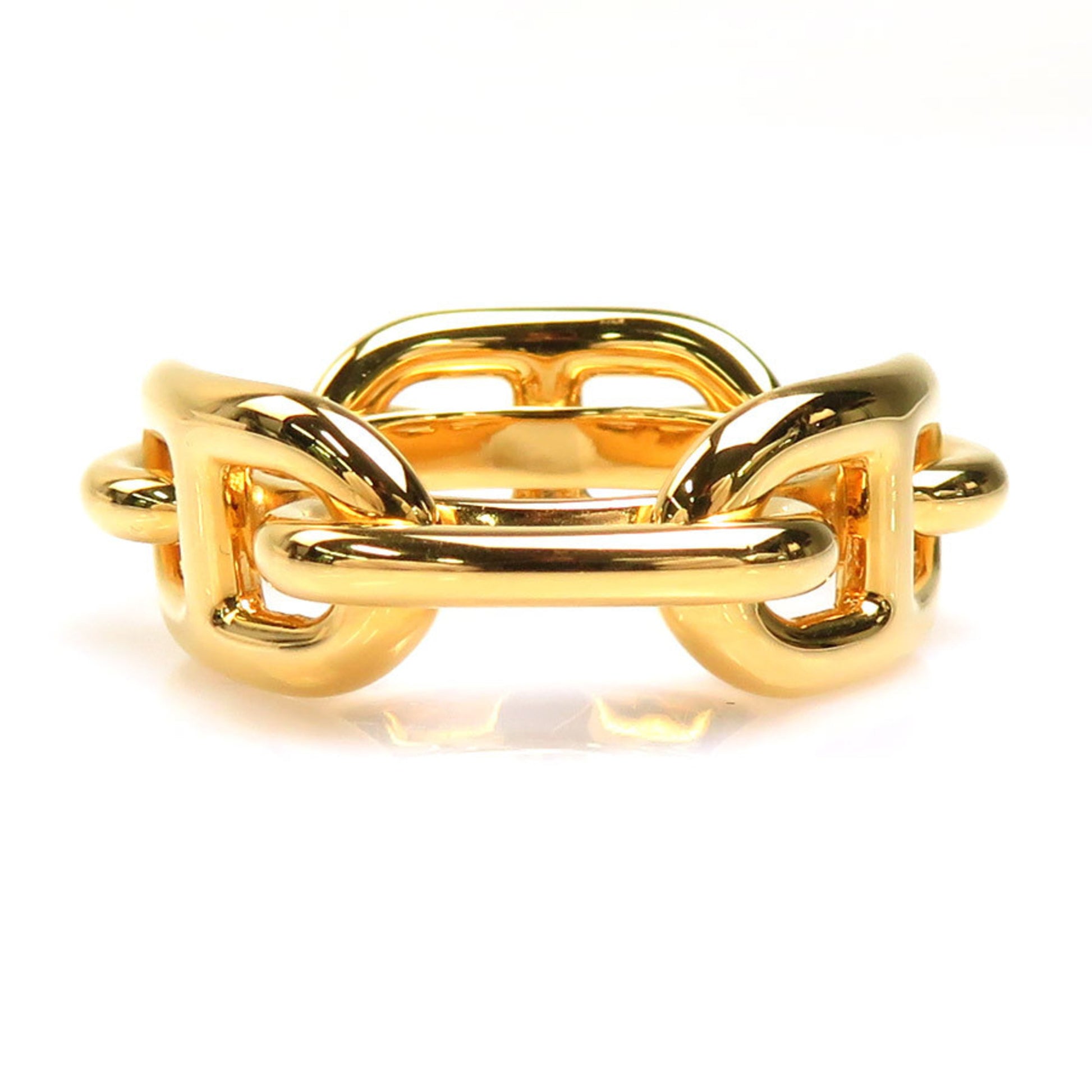 Hermes Scarf Ring shanedankuru Metal Gold Unisex