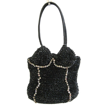 ANTEPRIMA Bustier Type Women's Wire,Rhinestone Tote Bag Black
