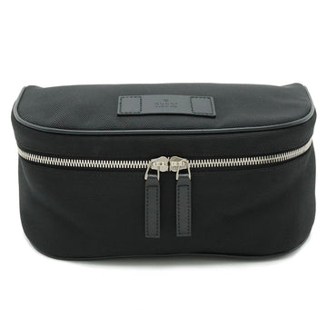 GUCCI Sherry Line Body Bag Waist Shoulder Nylon Canvas Leather Black 630920