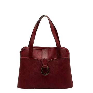 CHRISTIAN DIOR Dior Trotter Handbag Red PVC Leather Ladies
