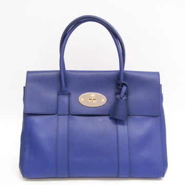 Mulberry Bayswater Women's Leather Handbag Purple Blue