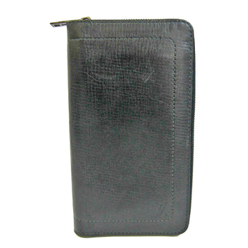 LOUIS VUITTON Zippy Organizer M97026 Men's Utah Leather Long Wallet [bi-fold] Basalt