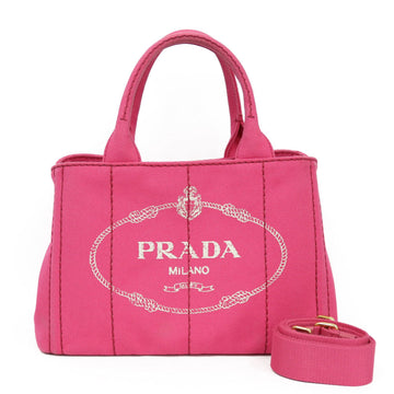 Prada Shoulder Bag Handbag Kanapatoto PM Pink Ladies