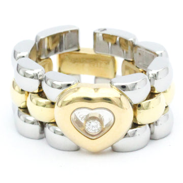 CHOPARD Happy Diamond 82/8401 White Gold [18K],Yellow Gold [18K] Fashion Diamond Band Ring Gold