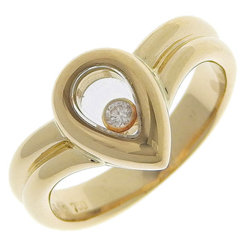 CHOPARD Happy Diamond Drop 82/1246-20 K18 Yellow Gold x Women's Ring