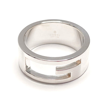 GUCCI Branded Cutout G Ring Silver 925  Women's