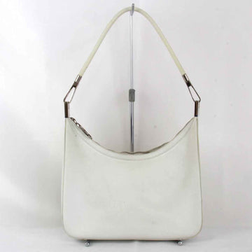 GUCCI Bag 001・3812 002122 Shoulder Leather White Ladies