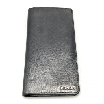 PRADA Saffiano long wallet 2M1341 Silver