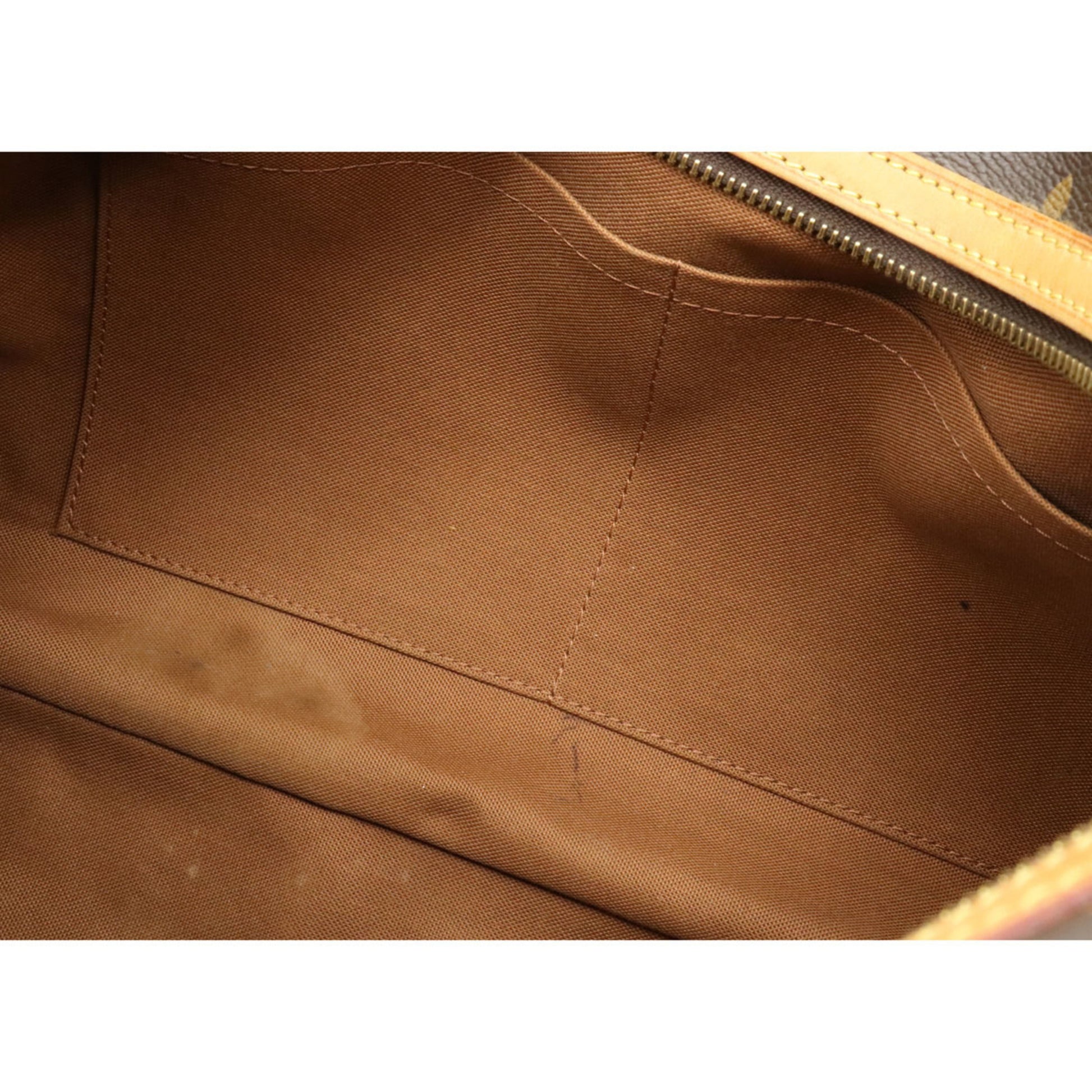 Authenticated Used Louis Vuitton Tote Bag Monogram Stresa PM M51186 Canvas  Brown Gold Hardware Ladies LOUIS VUITTON