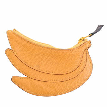 HERMES Couchvel fruit banana coin case - yellow