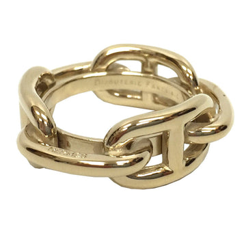 HERMES Chaine d'Ancre Scarf Ring Gold Color aq6501