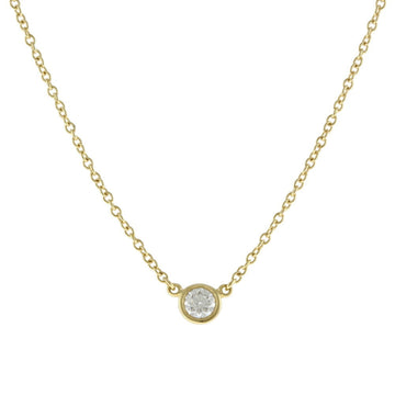 TIFFANY&Co. visor yard necklace 18k gold K18 diamond ladies