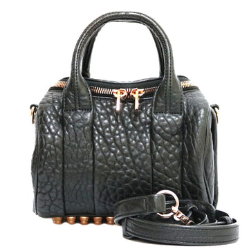 ALEXANDER WANG Shoulder Bag Rocky 2way Handbag Black Women's Leather