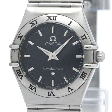OMEGAPolished  Constellation Stainless Steel Quartz Mens Watch 1512.40 BF569403
