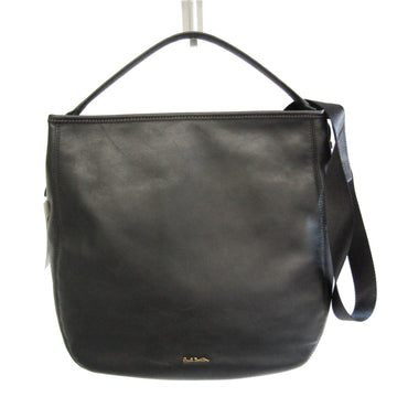 PAUL SMITH PWN032 Women's Leather Shoulder Bag Black