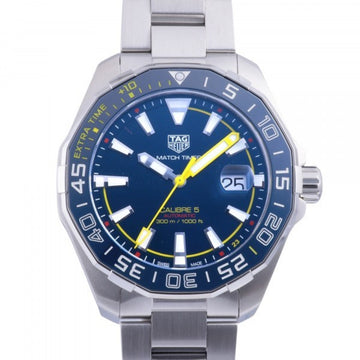 TAG HEUER Aquaracer Caliber 5 Shinji Kagawa Edition Japan Limited Model 400 WAY201H.BA0927 Blue Dial Watch Men's