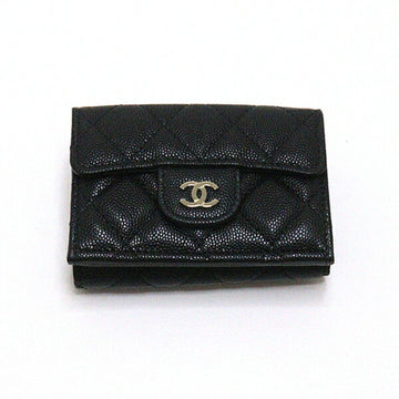 Chanel classic small flap AP0230 tri-fold wallet black made in 2022 or later