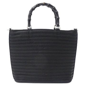 GUCCI bag ladies bamboo handbag shoulder 2way black 000 1998 0588