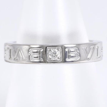 BVLGARIBulgari  Double Logo K18WG Ring Size 11.5 Diamond Total Weight Approx. 6.4g Jewelry Wrapping