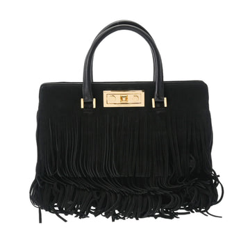 SAINT LAURENT Bag Black Women's Suede Handbag