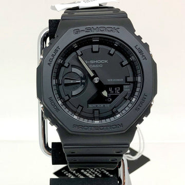 CASIO G-SHOCK Watch GA-2100-1A1JF Octagonal Form All Black Ana-Digi Digi Ana Quartz Men's IT51IAAQVEV8