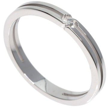 GUCCI Infinity 2mm #8 Ring K18 White Gold Women's