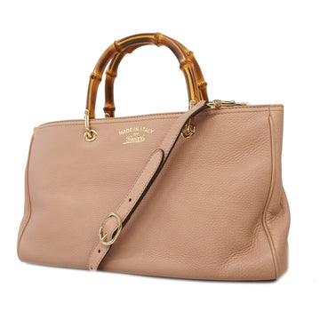 Gucci Bamboo 2way Bag 323660 Women's Leather Handbag,Shoulder Bag,Tote Bag