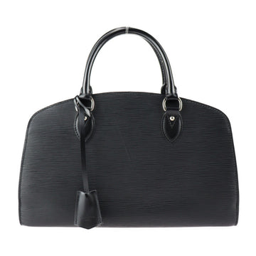 LOUIS VUITTON Pont Neuf PM Handbag M59072 Epi Leather Noir Black Silver Hardware Vuitton