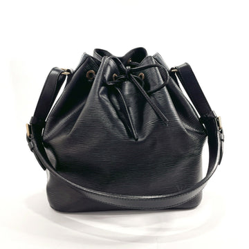 LOUIS VUITTON Petit Noe Shoulder Bag Epi Leather  M59012 Women's Black