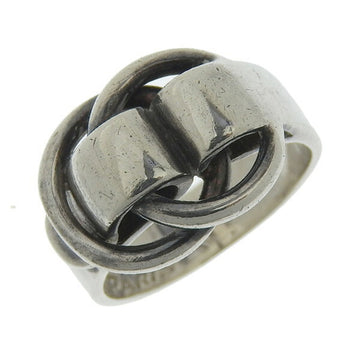 HERMES SV925 Dosano Ring Silver No. 13.5 Women's
