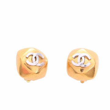 CHANEL Cocomark earrings gold ladies