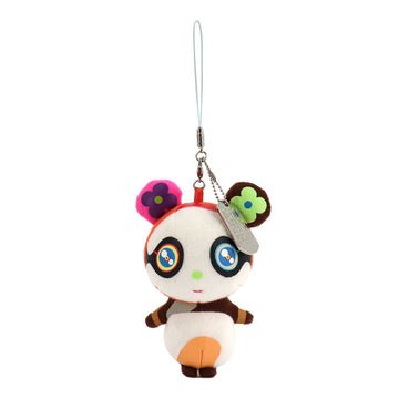 LOUIS VUITTON Petit Panda Charm Keychain Mobile Strap Multicolor Takashi Murakami