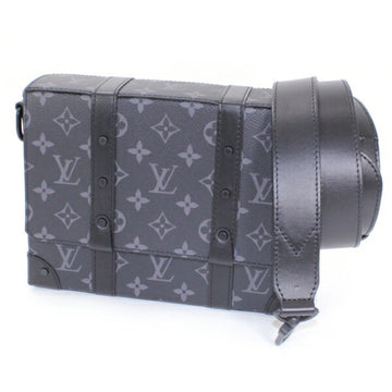LOUIS VUITTON Shoulder Bag Trunk/PM Monogram Eclipse Men's M45727 Black  Convenient A1790