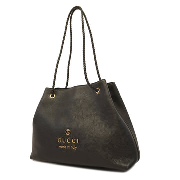 Gucci Tote Bag 419689 Women's Leather Tote Bag Black
