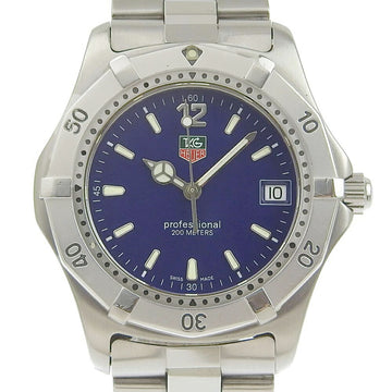 TAG HEUER Professional Watch Classic 200M WK1113-0 Stainless Steel Swiss Made Quartz Analog Display Navy Dial Men's