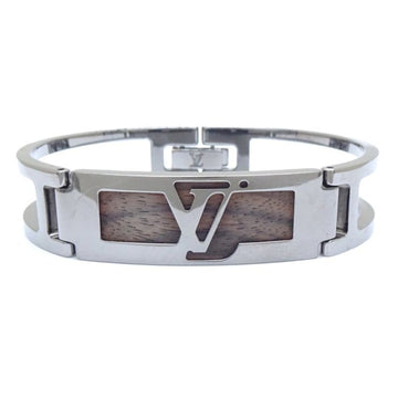 LOUIS VUITTON Cape Town Bangle Bracelet LV Logo M66198 Metal Wood 291143
