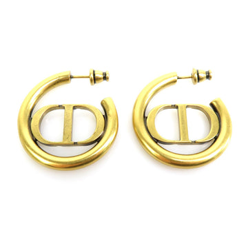 CHRISTIAN DIOR Earrings 30 Montaigne Metal Gold Women's