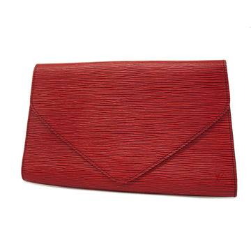 LOUIS VUITTONAuth  Epi Art Deco M52637 Women's Clutch Bag Castilian Red