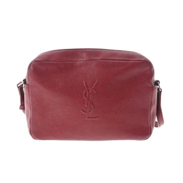 SAINT LAURENT Camera Bag Red 470299 Women's Leather Shoulder