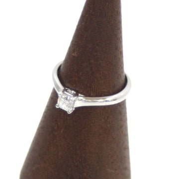 TIFFANY&Co.  Pt950 Diamond Ring Prince Cut 0.3ct High Quality Solitaire Ladies KS