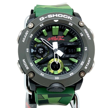 CASIO G-SHOCK G-Shock watch GA-2000GZ-3AJR Gorillaz collaboration green khaki black anadeji quartz men's