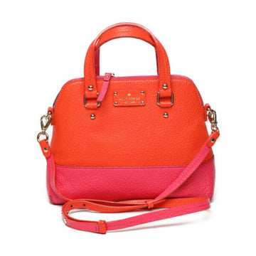 KATE SPADE Crossbody 2WAY Pink x Orange Handbag