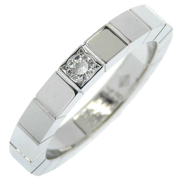 CARTIER Lanieres Ring 1P Diamond K18 White Gold x Approx. 5.8g Women's I220823087