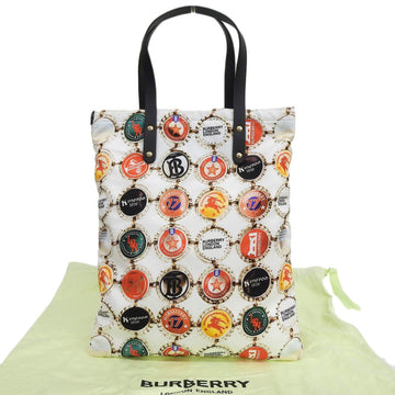 Burberry bottle cap pattern tote bag handbag nylon multicolor 8022365
